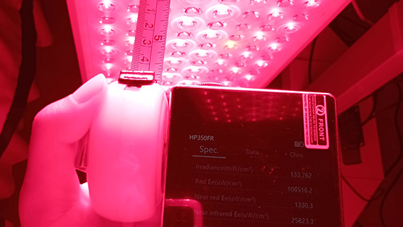 Importance of red light therapy irradiance